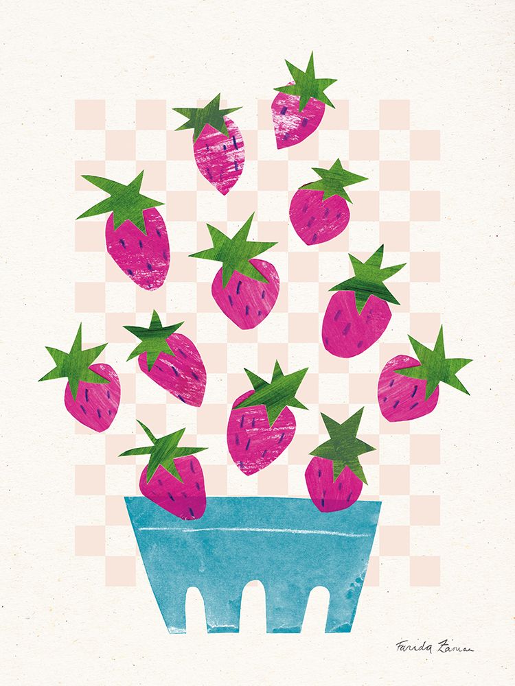 Falling Fruit II art print by Farida Zaman for $57.95 CAD