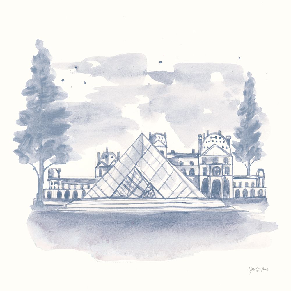 The Louvre art print by Yvette St. Amant for $57.95 CAD