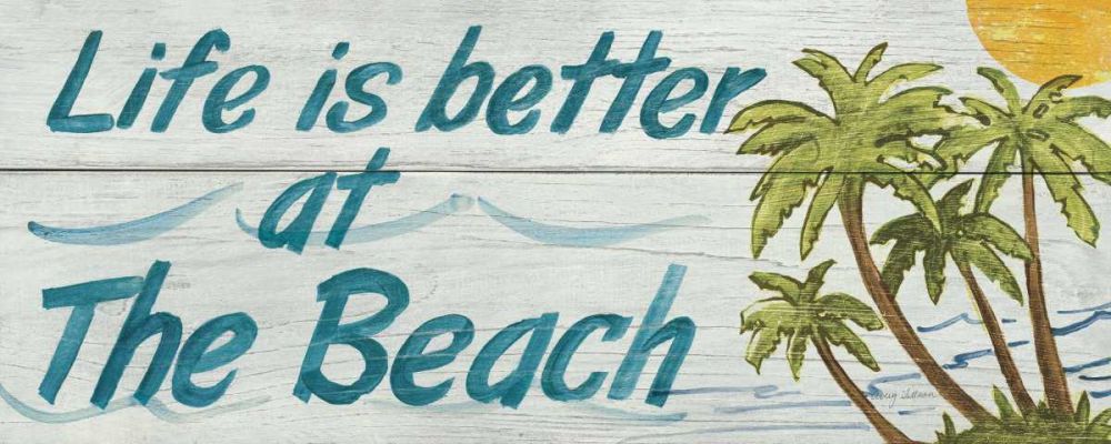 Life is Better at the Beach- In Color art print by Avery Tillmon for $57.95 CAD