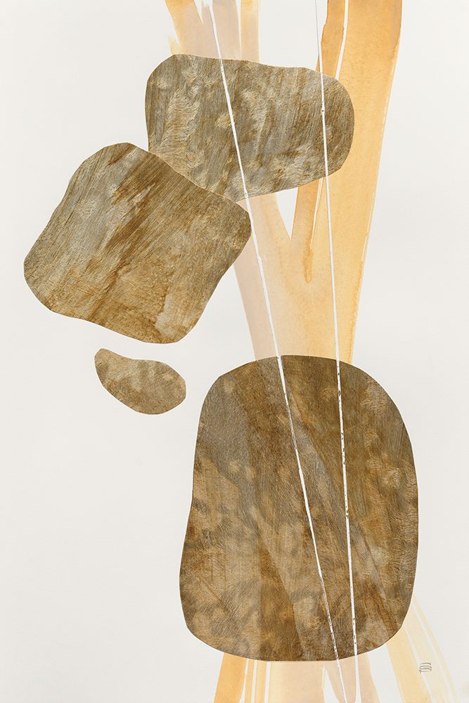 Metallic Texture Tall III art print by Chris Paschke for $57.95 CAD