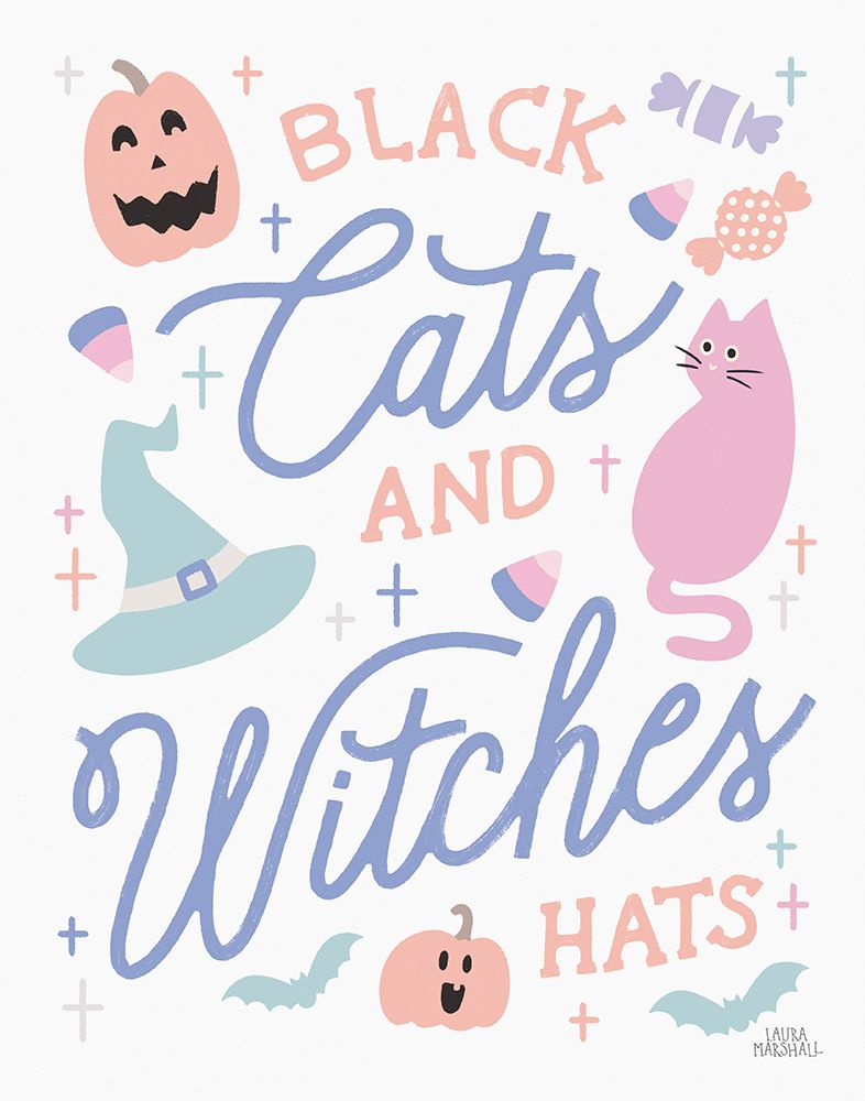 Trick or Treat VI Pastel art print by Laura Marshall for $57.95 CAD