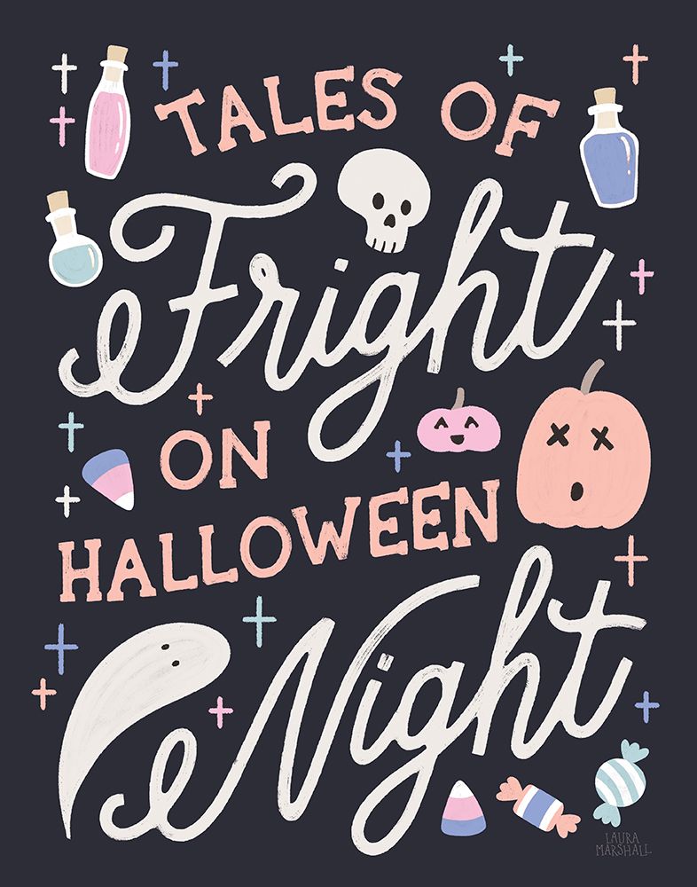 Trick or Treat VII Pastel art print by Laura Marshall for $57.95 CAD