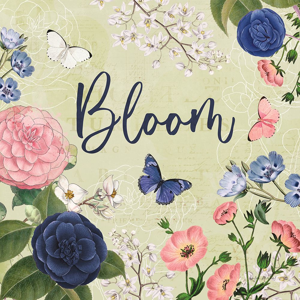 Indigo Garden II art print by Katie Pertiet for $57.95 CAD