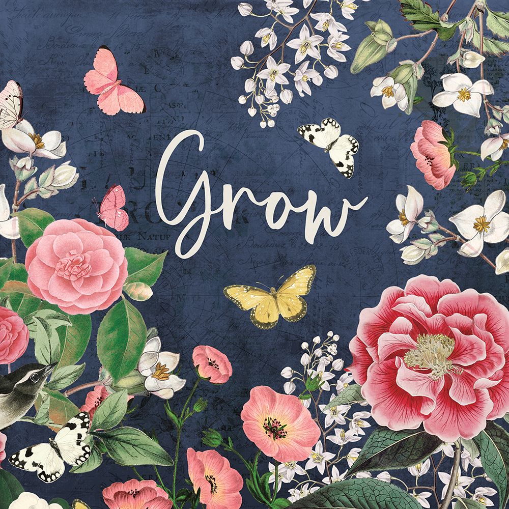 Indigo Garden III art print by Katie Pertiet for $57.95 CAD