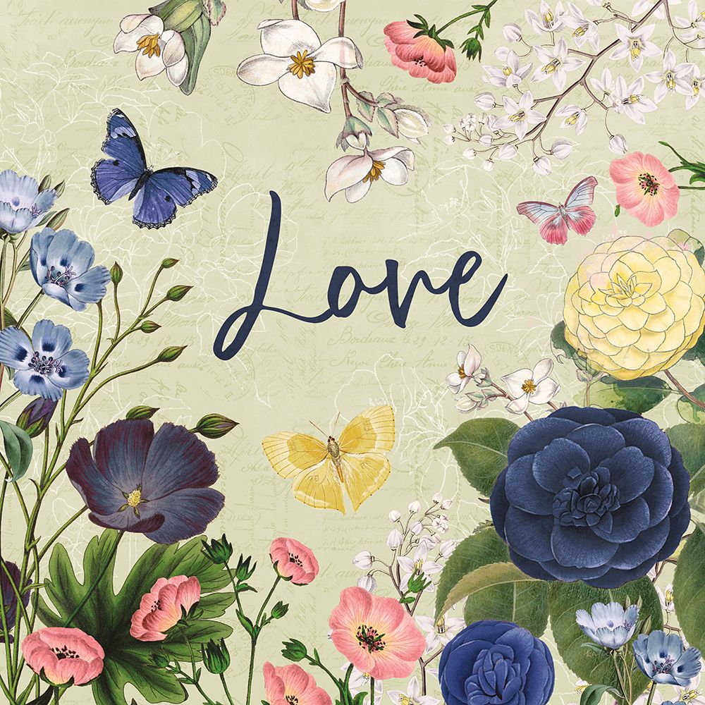 Indigo Garden V art print by Katie Pertiet for $57.95 CAD
