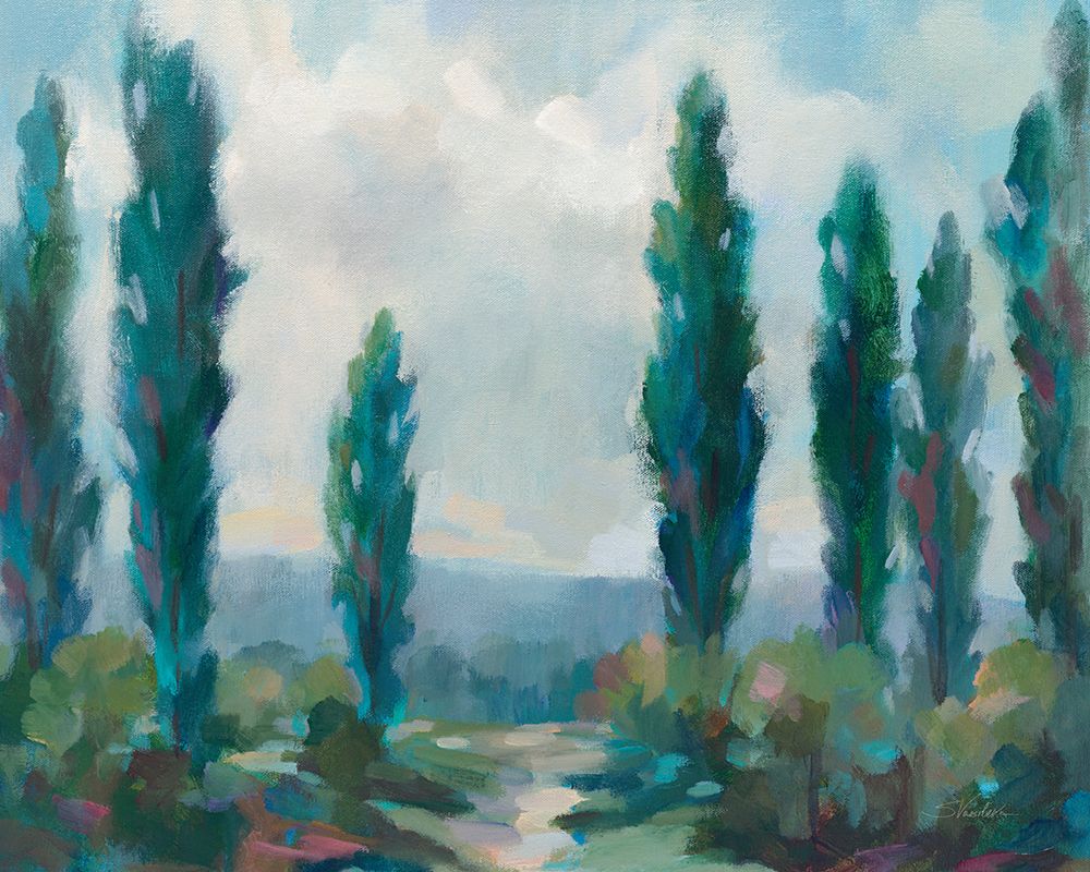 Majestic Poplars v2 Crop art print by Silvia Vassileva for $57.95 CAD