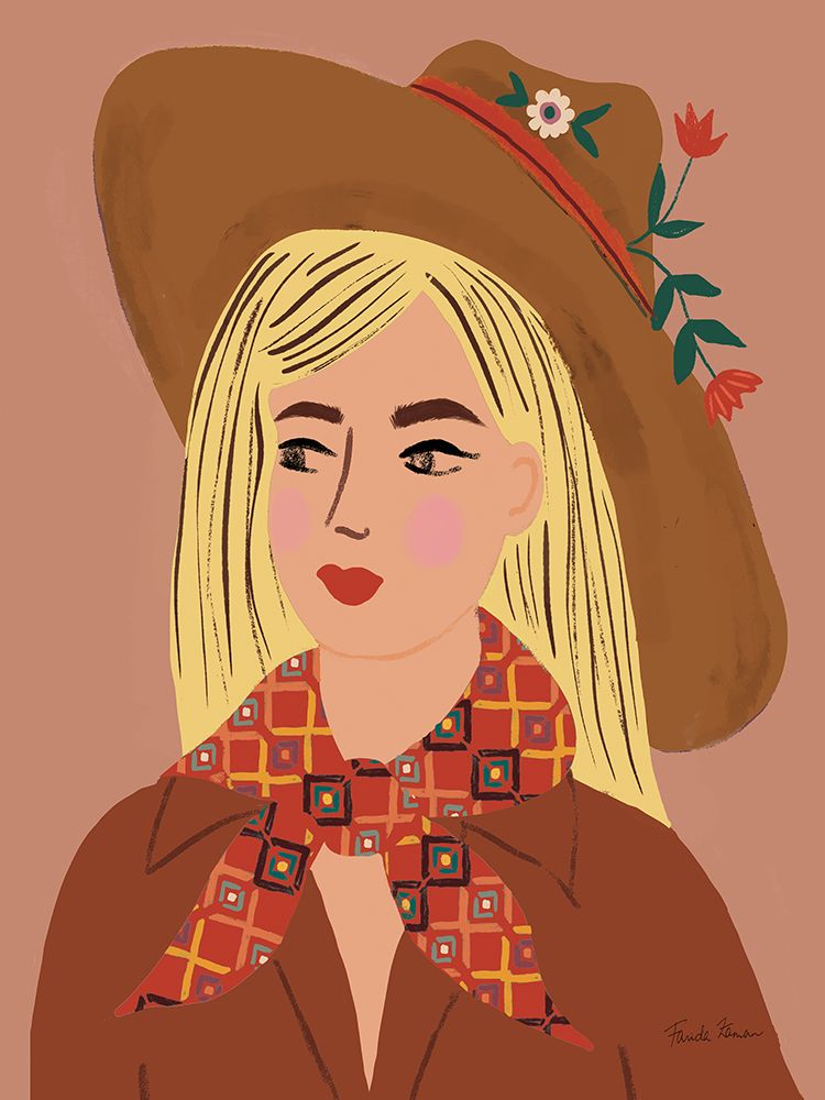 Cowgirl II v2 art print by Farida Zaman for $57.95 CAD
