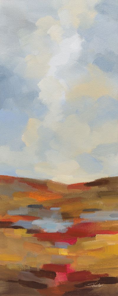 Earth and Sky Trio III art print by Silvia Vassileva for $57.95 CAD