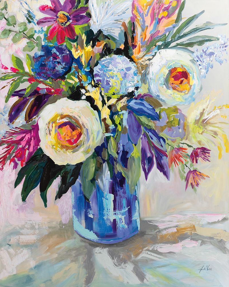 Joy of Color art print by Jeanette Vertentes for $57.95 CAD