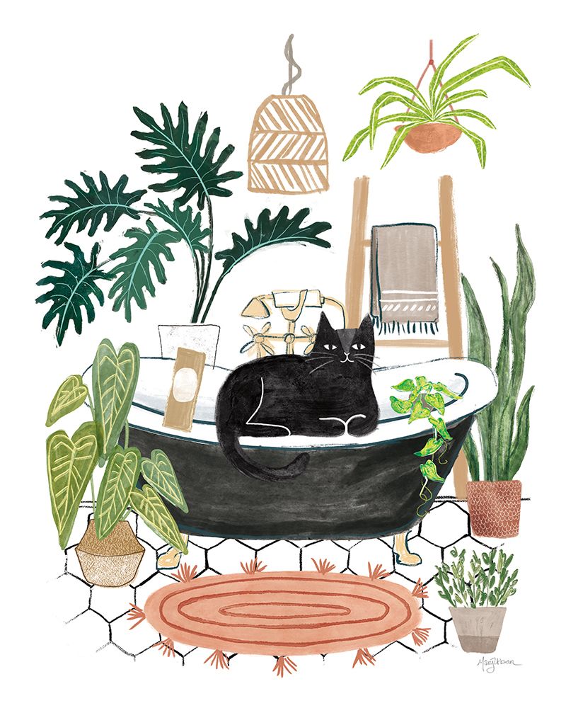 Urban Jungle Bath II Pet art print by Mary Urban for $57.95 CAD