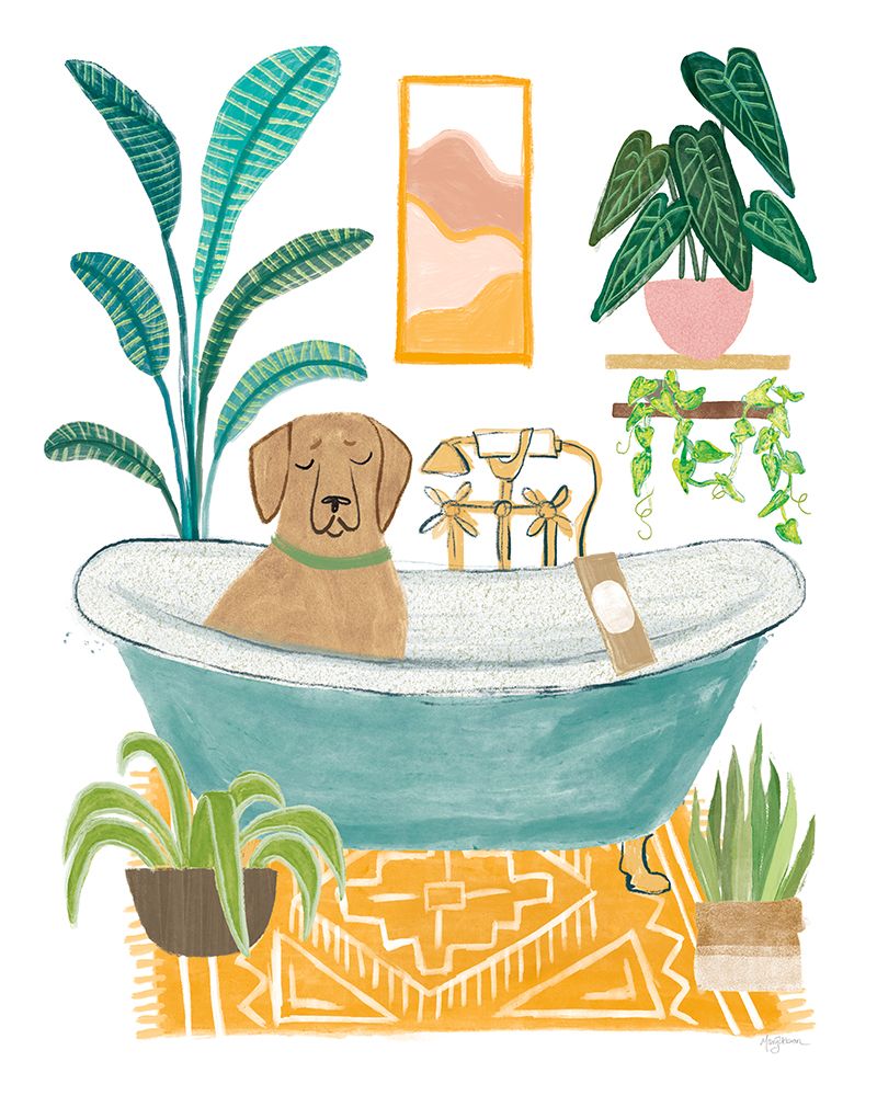Urban Jungle Bath IV Pet art print by Mary Urban for $57.95 CAD