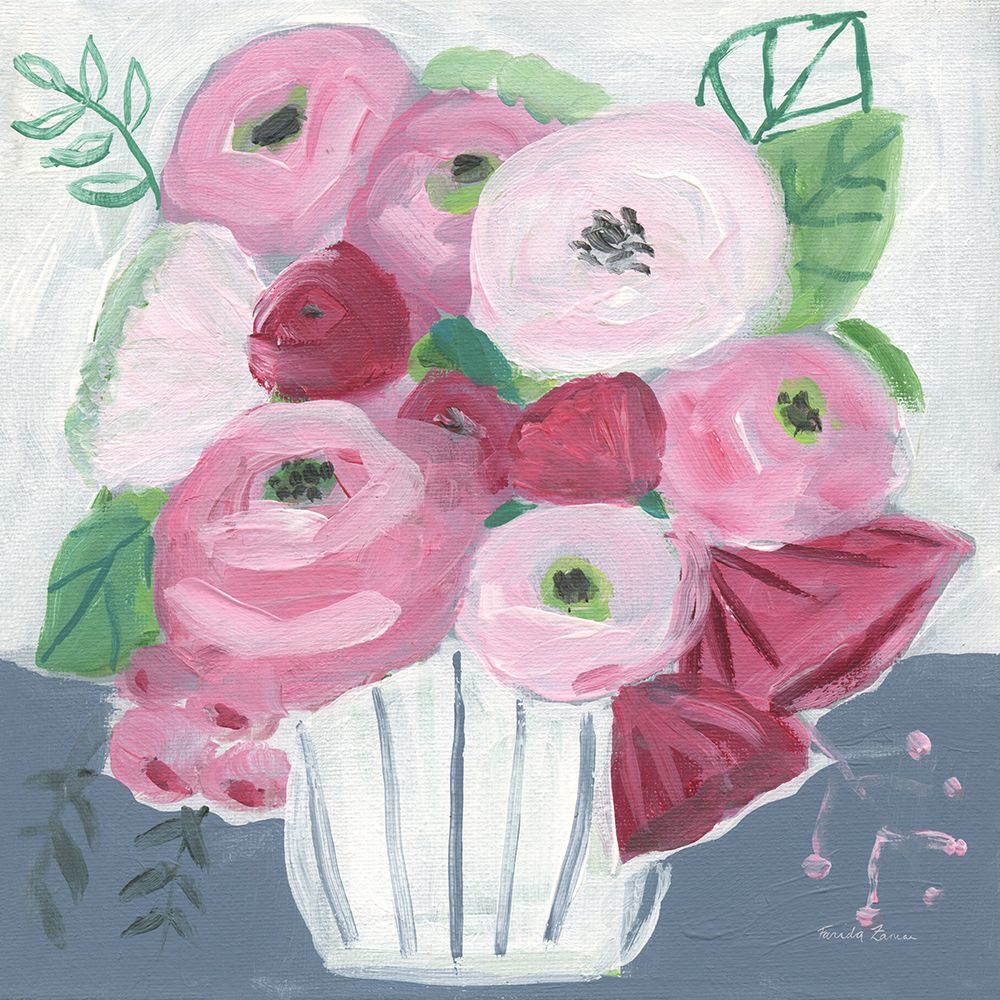 Romance Bouquet art print by Farida Zaman for $57.95 CAD