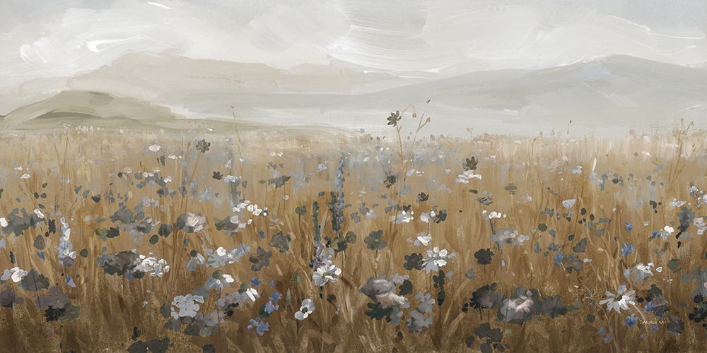 Field of Flowers Neutral art print by Danhui Nai for $57.95 CAD