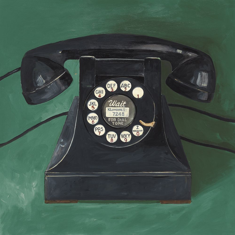 Classic Telephone Emerald art print by Avery Tillmon for $57.95 CAD