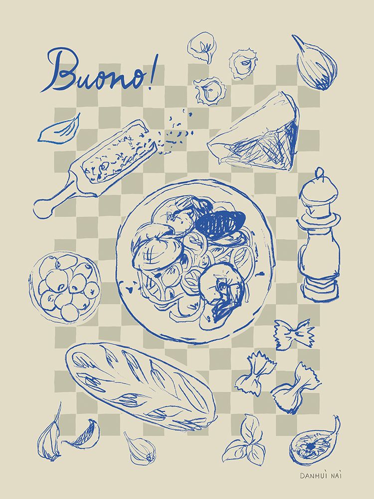 Italiano I art print by Danhui Nai for $57.95 CAD