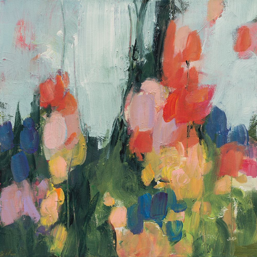 Abstract Garden I art print by Julia Purinton for $57.95 CAD
