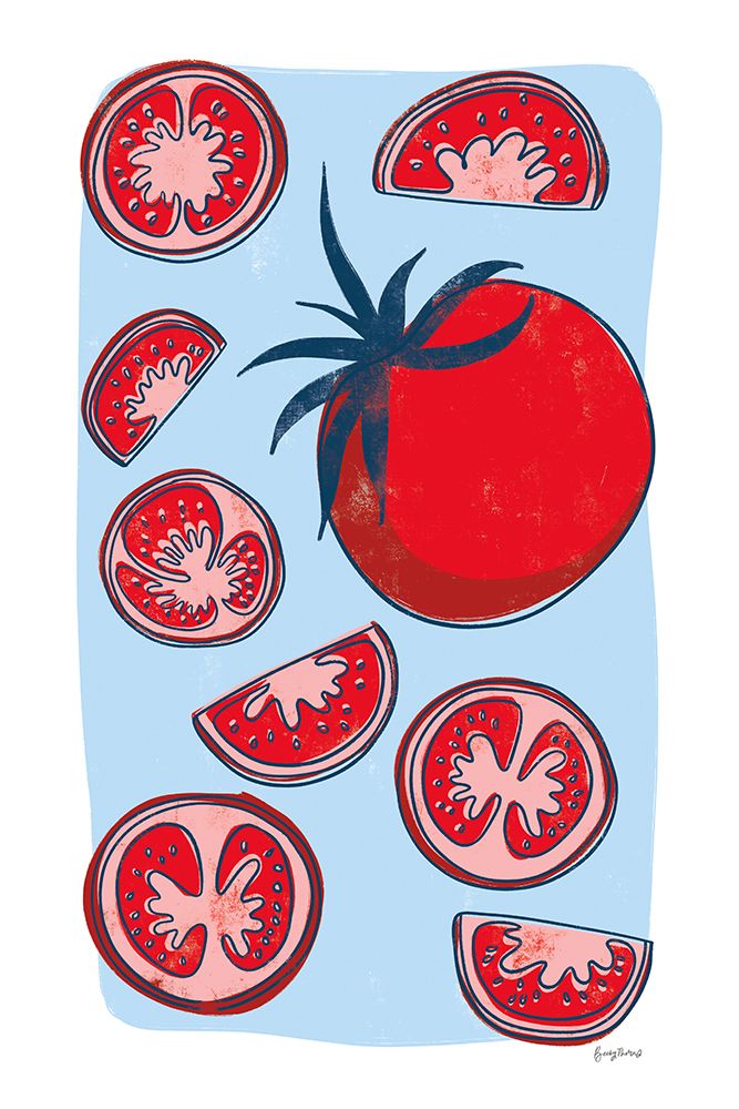Fun Foodie II art print by Becky Thorns for $57.95 CAD