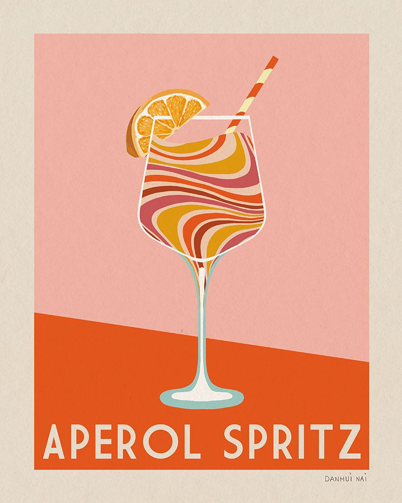Cocktail Poster III art print by Danhui Nai for $57.95 CAD