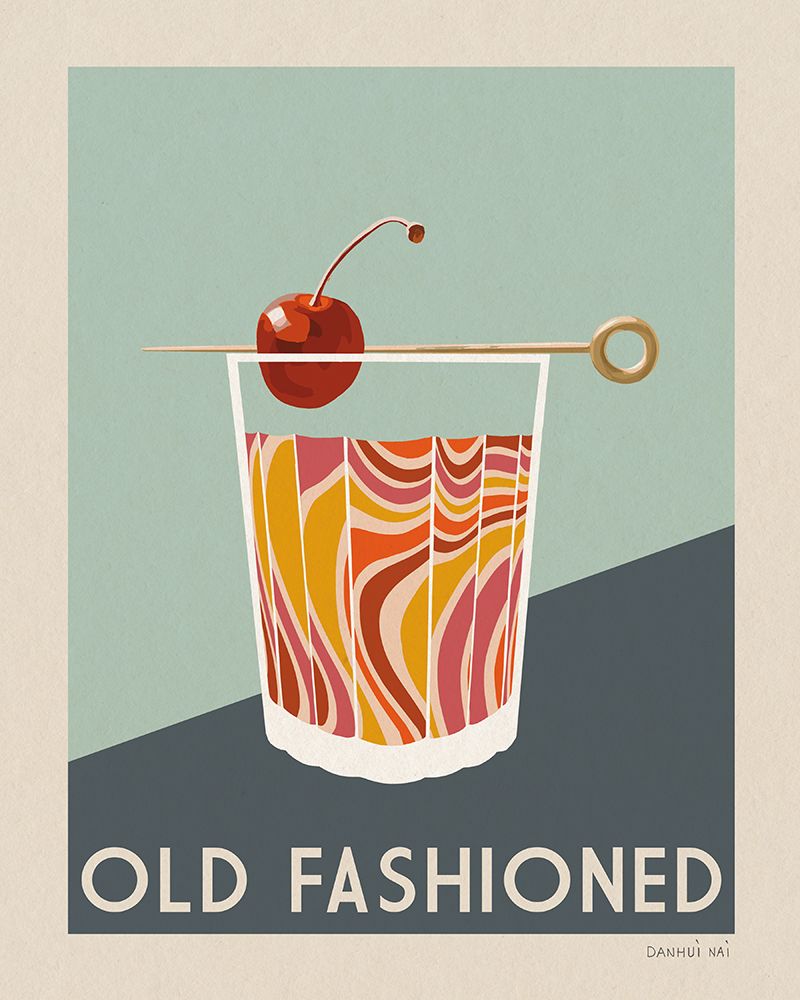 Cocktail Poster IV art print by Danhui Nai for $57.95 CAD