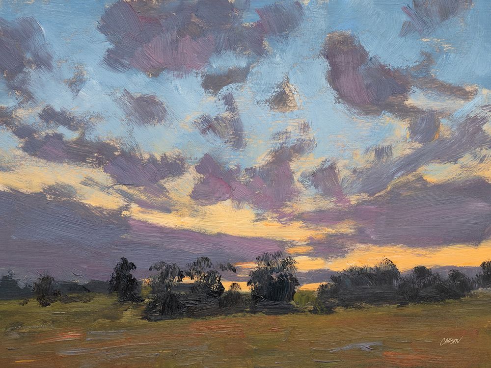 Sweeping Sunset art print by Carson Overstreet for $57.95 CAD