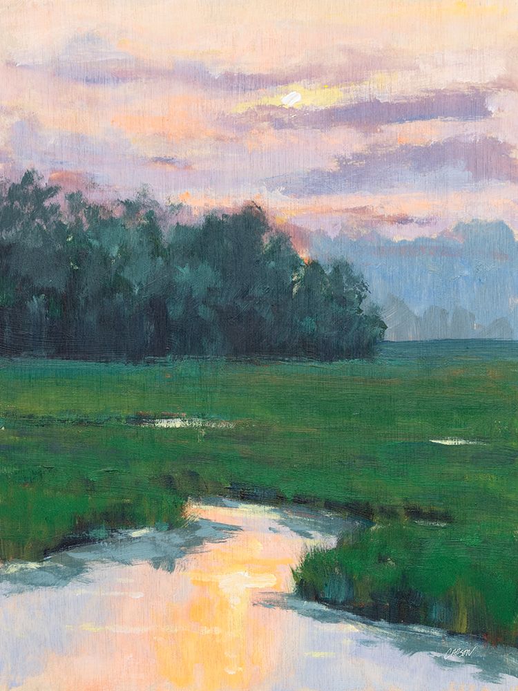 Sunset Over the Marshes art print by Carson Overstreet for $57.95 CAD