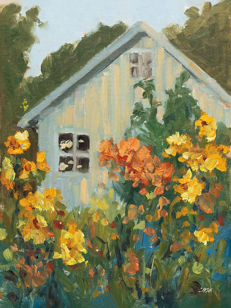 Garden View art print by Carson Overstreet for $57.95 CAD