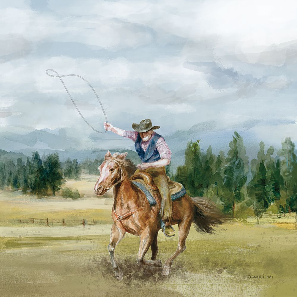 Riders of the Range II art print by Danhui Nai for $57.95 CAD