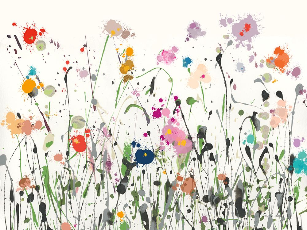 Graffiti Meadow art print by Danhui Nai for $57.95 CAD
