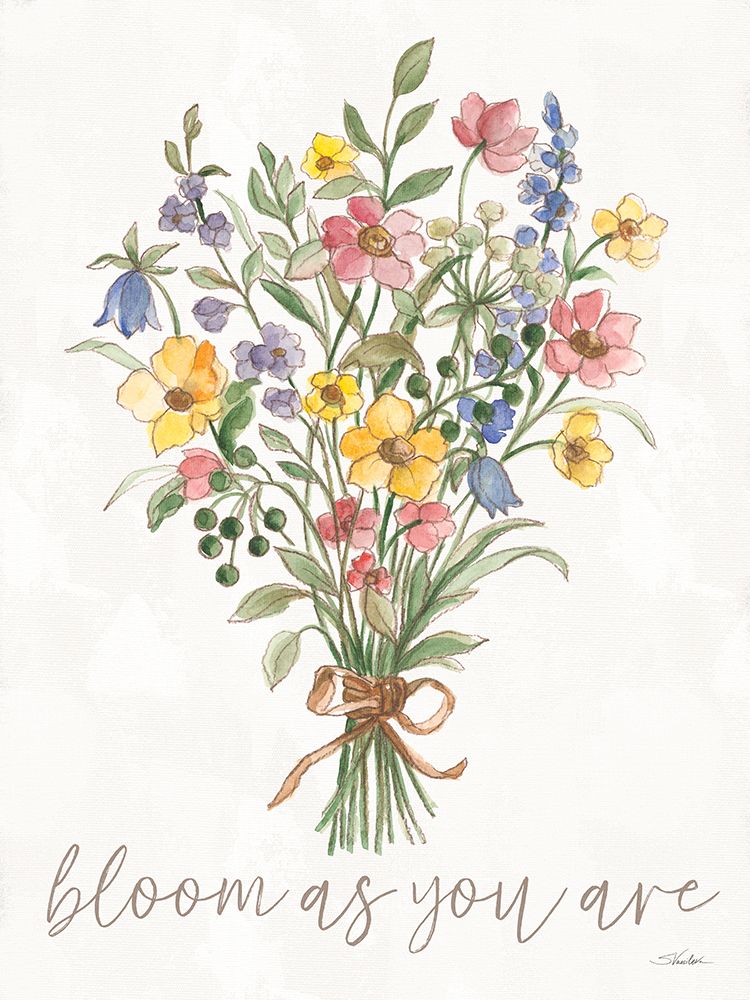 Wild Blooms Bouquet art print by Silvia Vassileva for $57.95 CAD