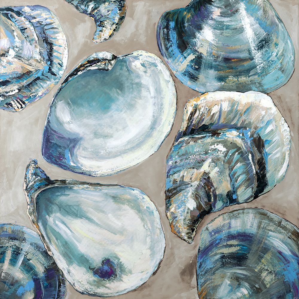 Summer Party Blue art print by Jeanette Vertentes for $57.95 CAD