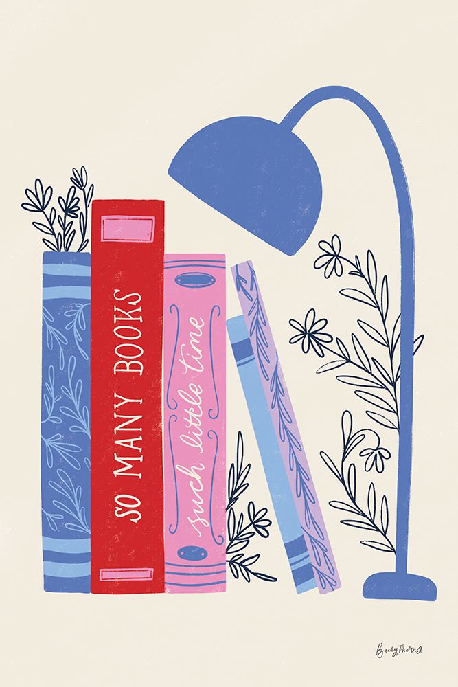 Bookish I art print by Becky Thorns for $57.95 CAD