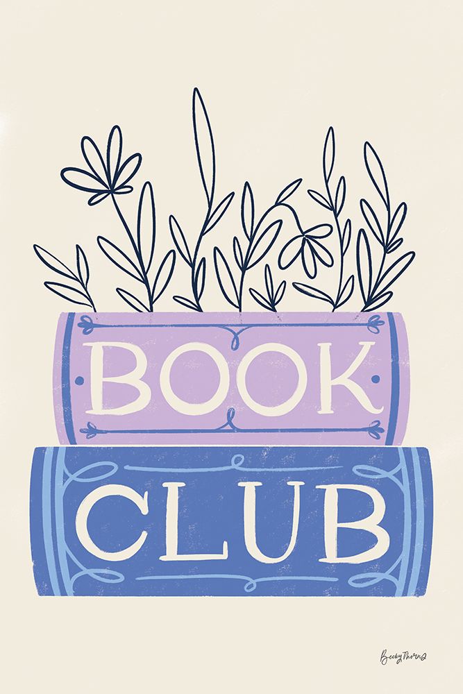 Bookish II art print by Becky Thorns for $57.95 CAD