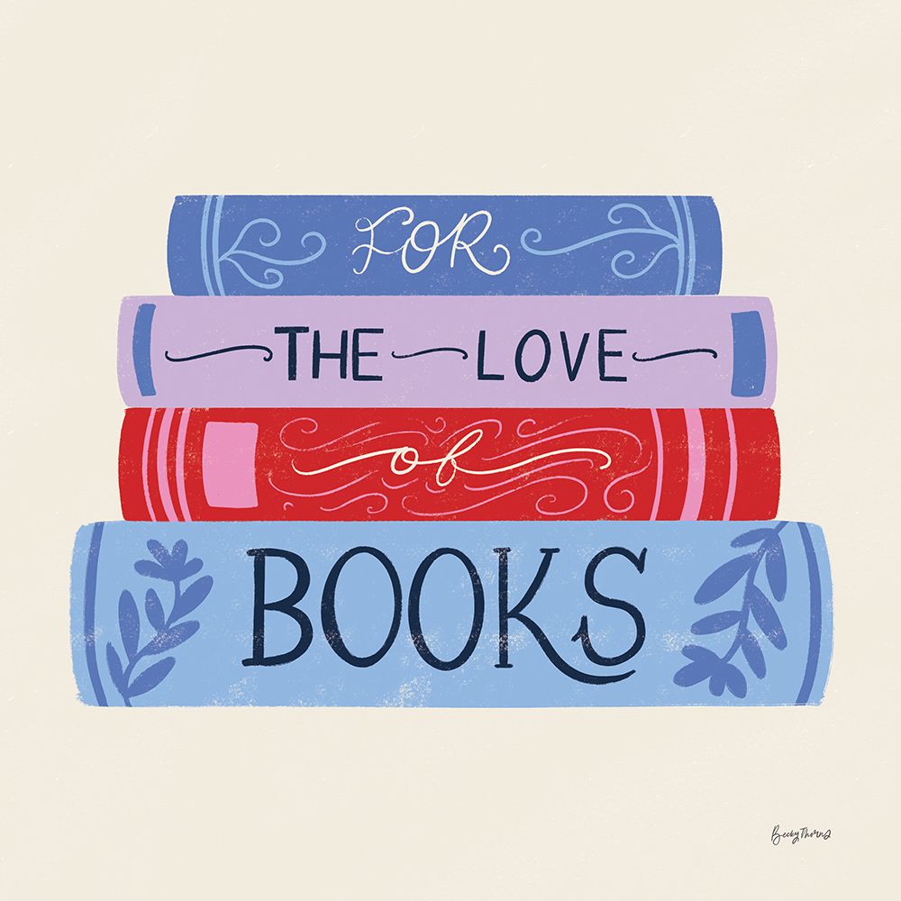 Bookish III art print by Becky Thorns for $57.95 CAD