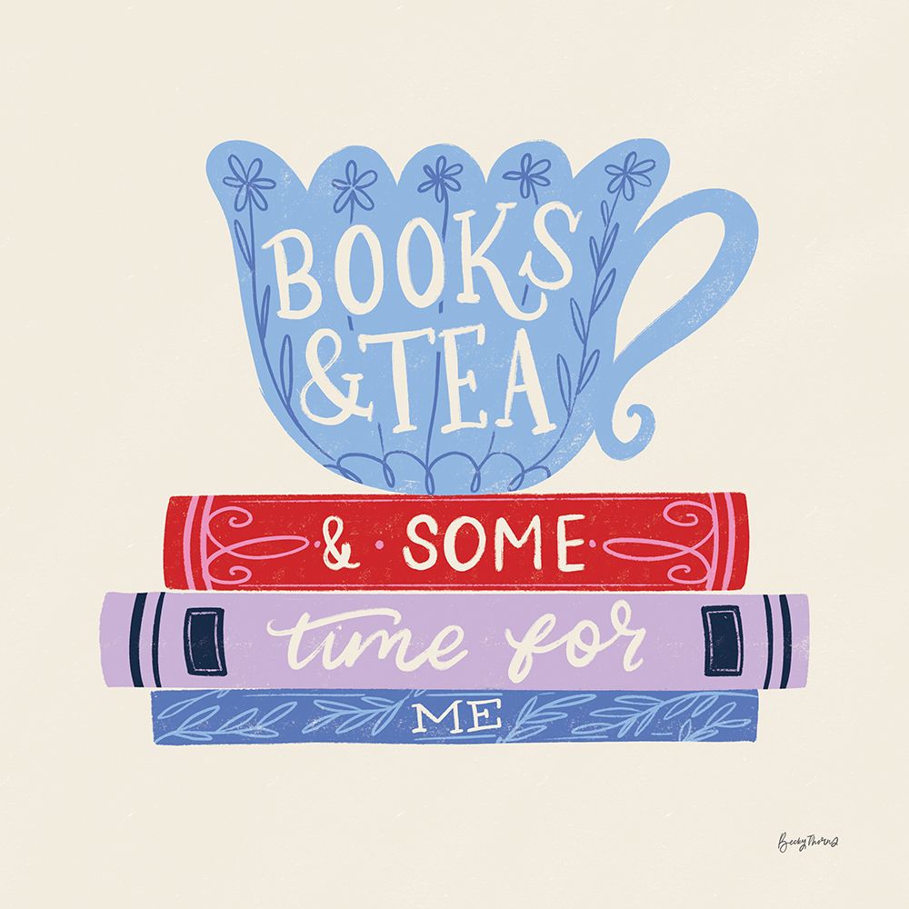 Bookish IV art print by Becky Thorns for $57.95 CAD