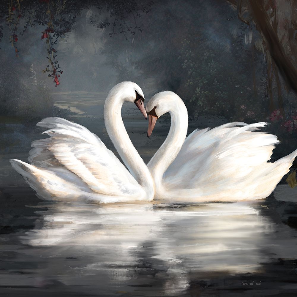 Swan Lake No Flowers art print by Danhui Nai for $57.95 CAD