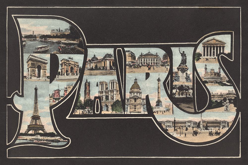 Paris Sights art print by Wild Apple Portfolio for $57.95 CAD