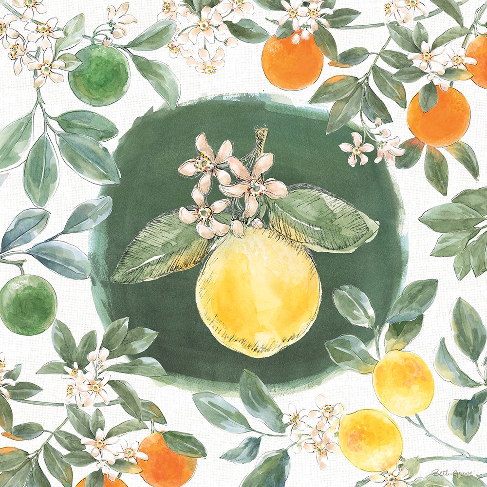 Citrus Wings IX art print by Beth Grove for $57.95 CAD