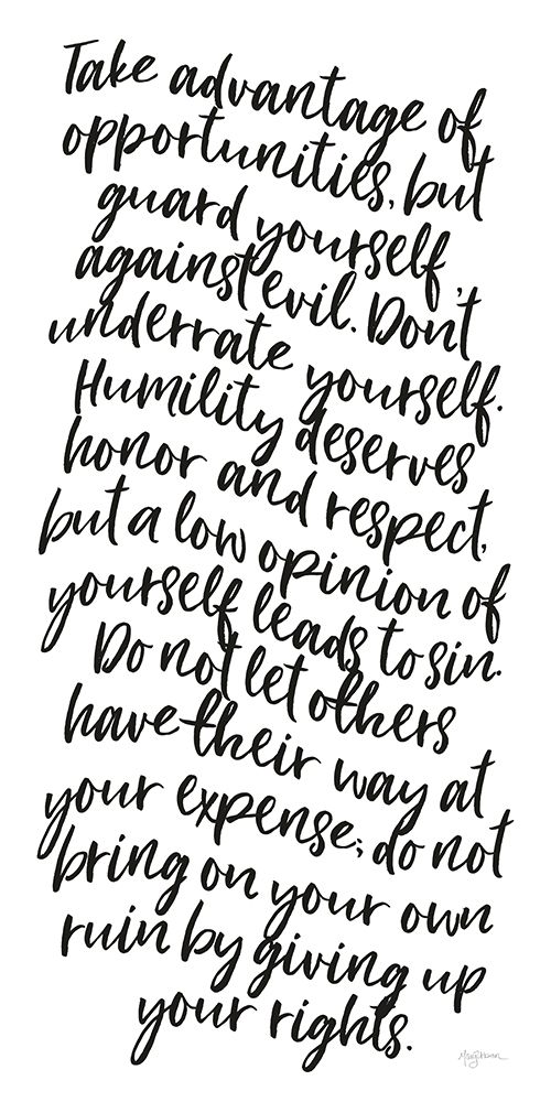 Bible Quote Take Advantage art print by Mary Urban for $57.95 CAD