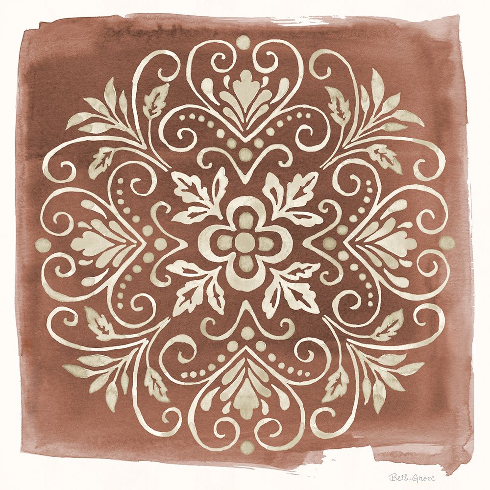 Mediterranean Motif VII Neutral art print by Beth Grove for $57.95 CAD