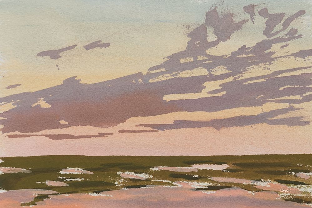 Softly Setting Sun art print by Carson Overstreet for $57.95 CAD