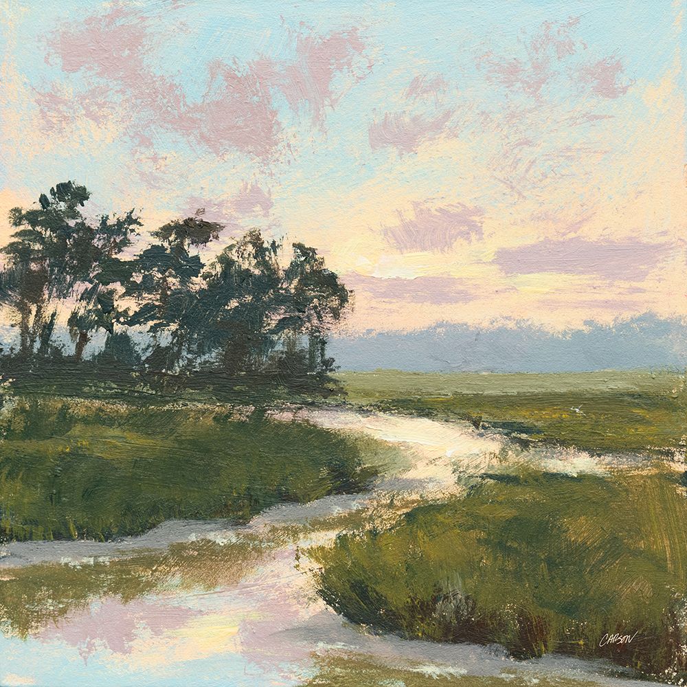 Winding Marsh Creek art print by Carson Overstreet for $57.95 CAD