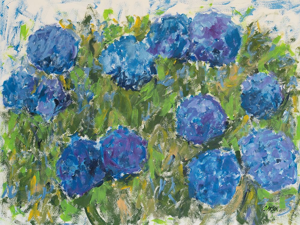 Summer Hydrangeas art print by Carson Overstreet for $57.95 CAD