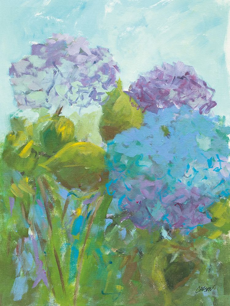 Happy Hydrangeas art print by Carson Overstreet for $57.95 CAD
