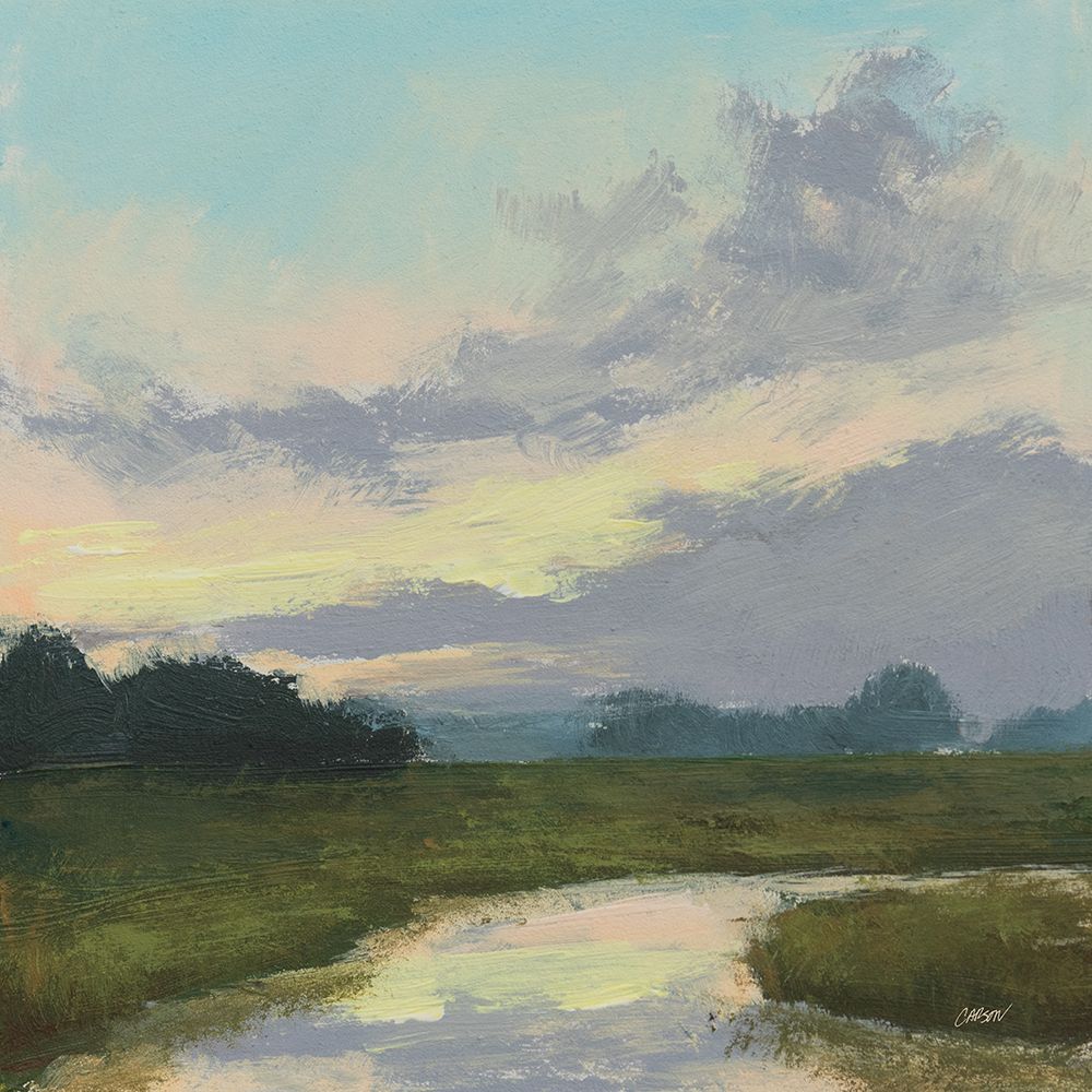 Sundown Over the Marsh Creek art print by Carson Overstreet for $57.95 CAD