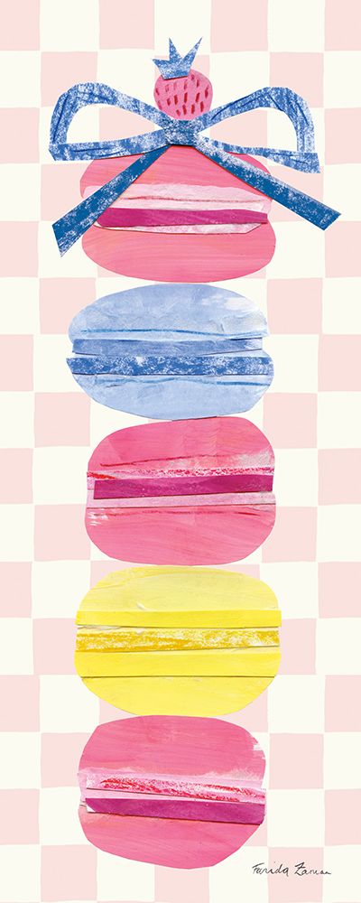 Macarons II art print by Farida Zaman for $57.95 CAD