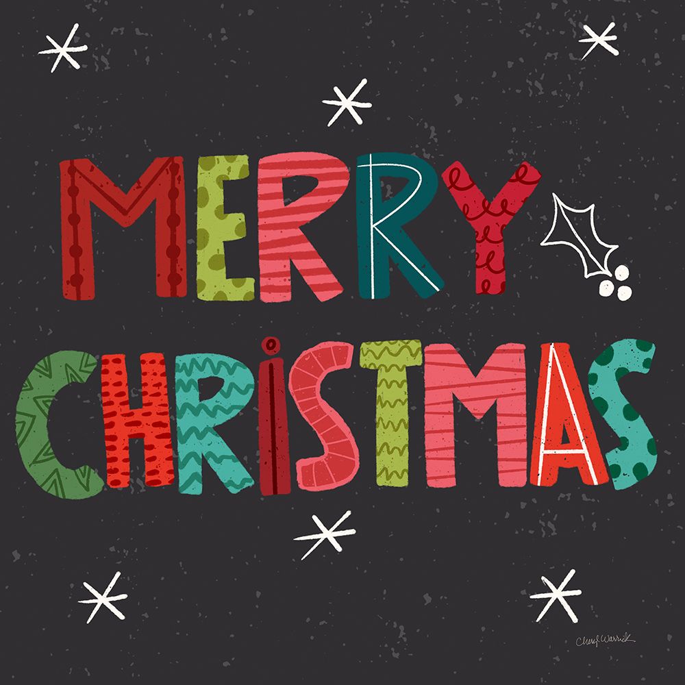 Holiday Wishes IV art print by Cheryl Warrick for $57.95 CAD