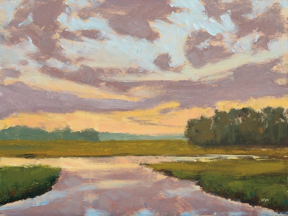 Lowcountry Sunset art print by Carson Overstreet for $57.95 CAD