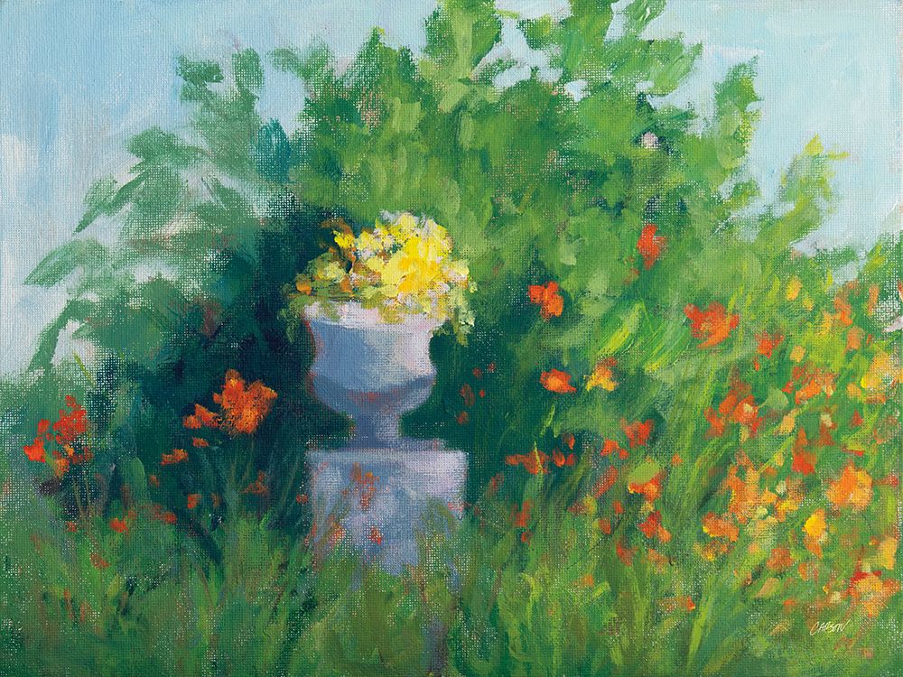 Garden Urn en Plein Air art print by Carson Overstreet for $57.95 CAD