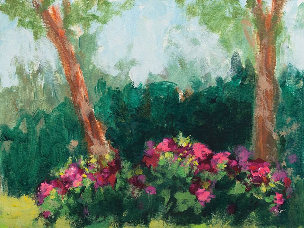 Garden Azaleas en Plein Air art print by Carson Overstreet for $57.95 CAD