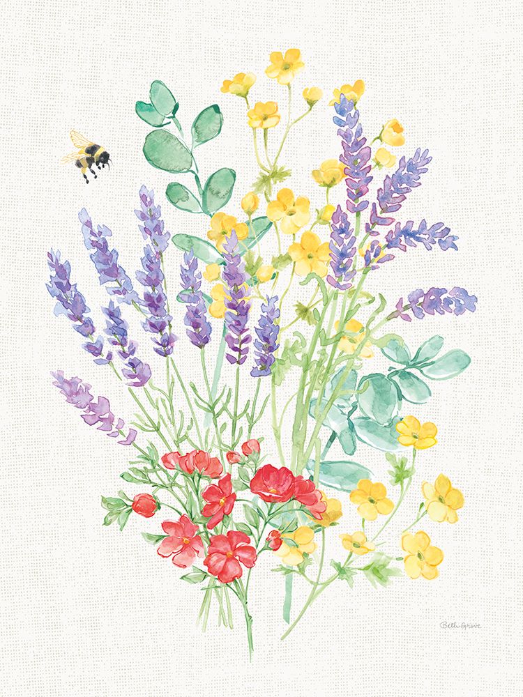 Fresh Floral III art print by Beth Grove for $57.95 CAD